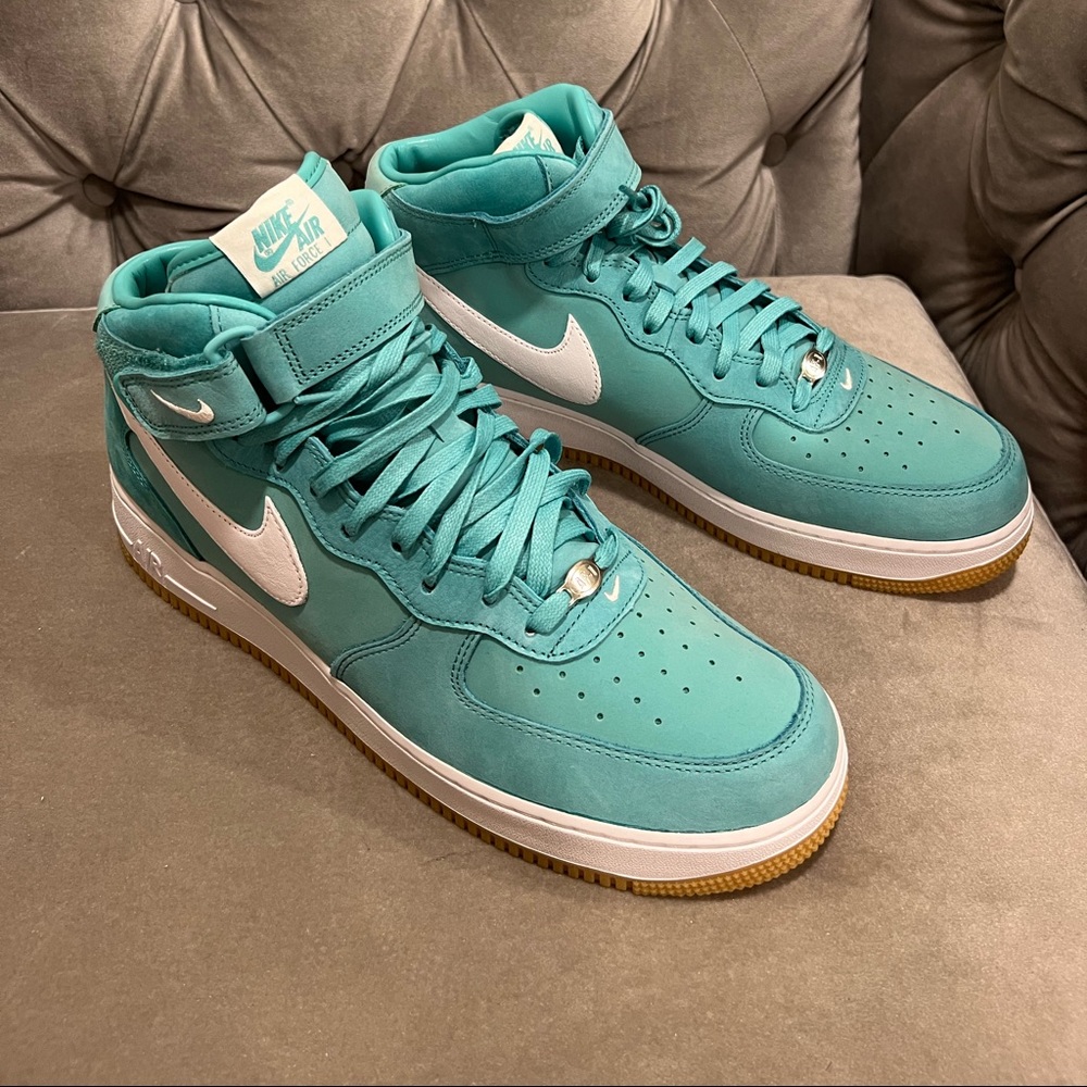 Nike Air Force 1 Mid PRM Washed Teal Men’s Size 12.5 new